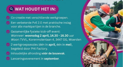 Samen bouwen aan circulaire installaties - doe mee!