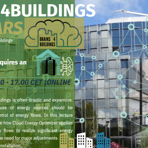 Brains4Buildings Webinar #4: energy savings in existing buildings through automated control